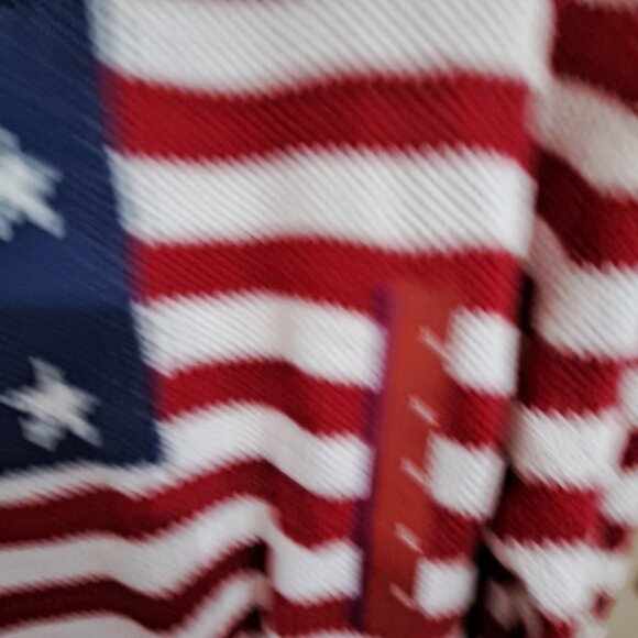 Grayson Threads Women's XL American Flag Loose Knit Long Sleeve Casual Sweater - Picture 5 of 10